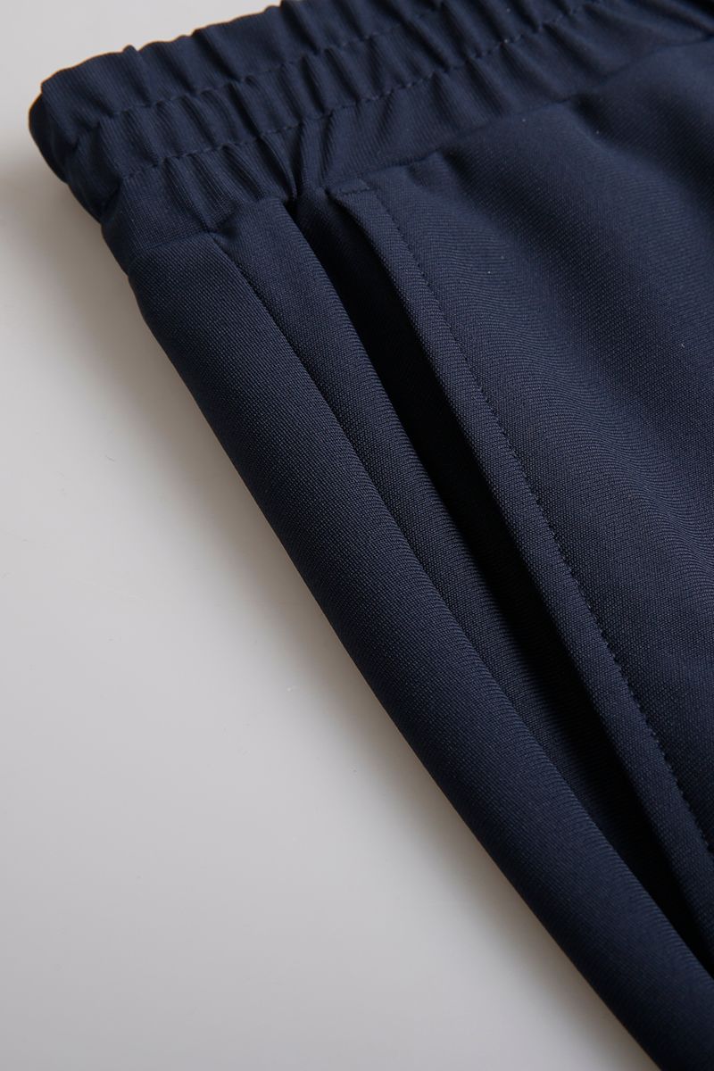THEODORE Navy Polyester Trousers, view 4 of 7