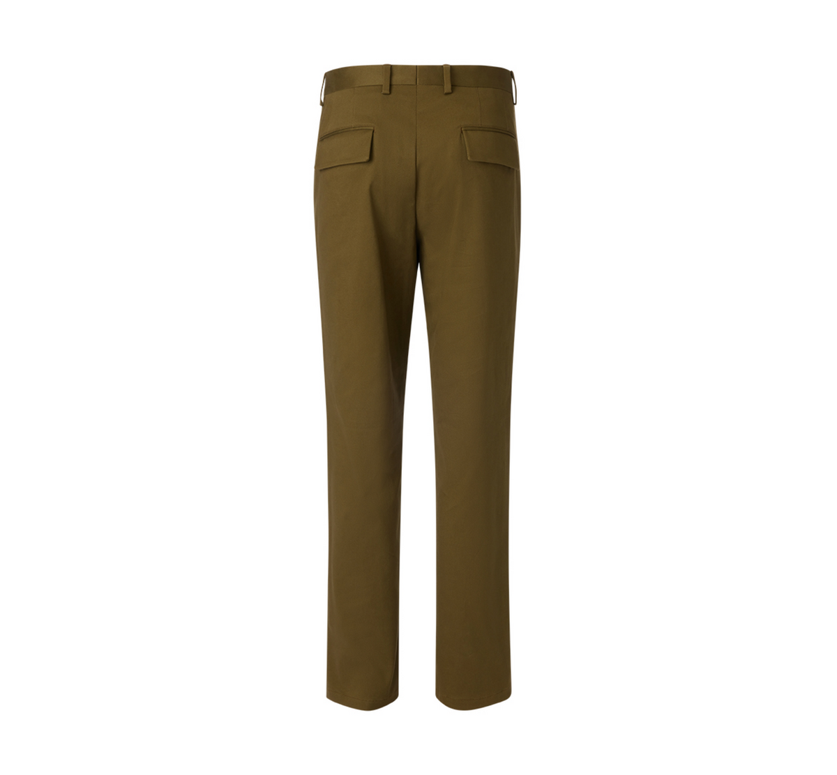 THEODORE Coffee Cotton Trousers, view 3 of 3