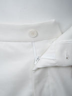 THEODORE White Cargo Cotton Trousers, view 4 of 10