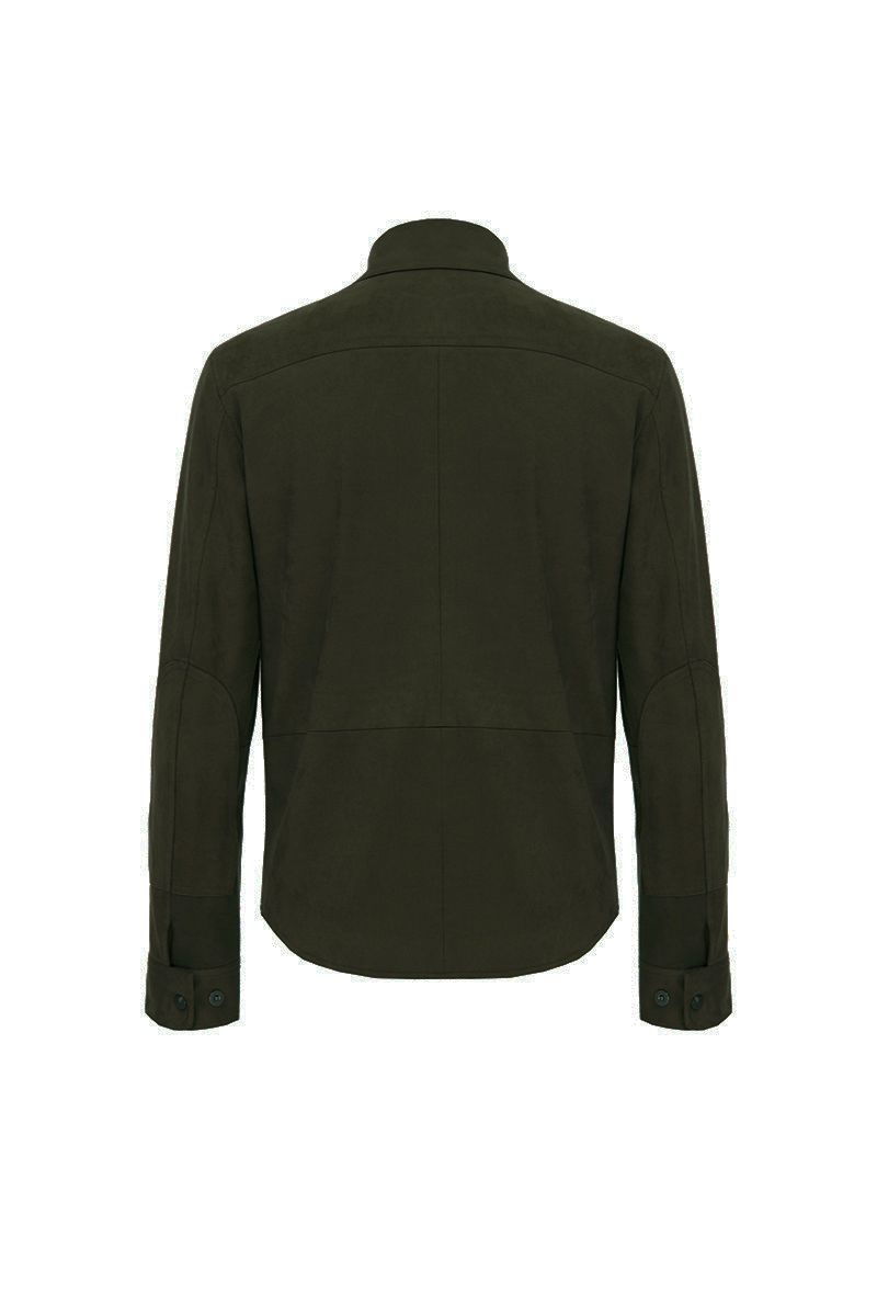 THEODORE Olive Polyester Casual Jacket, view 2 of 2