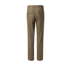 THEODORE Brown Cotton Trousers, view 3 of 3