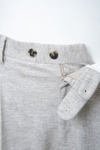 THEODORE Light Grey Single-Pleat Trousers, view 4 of 8