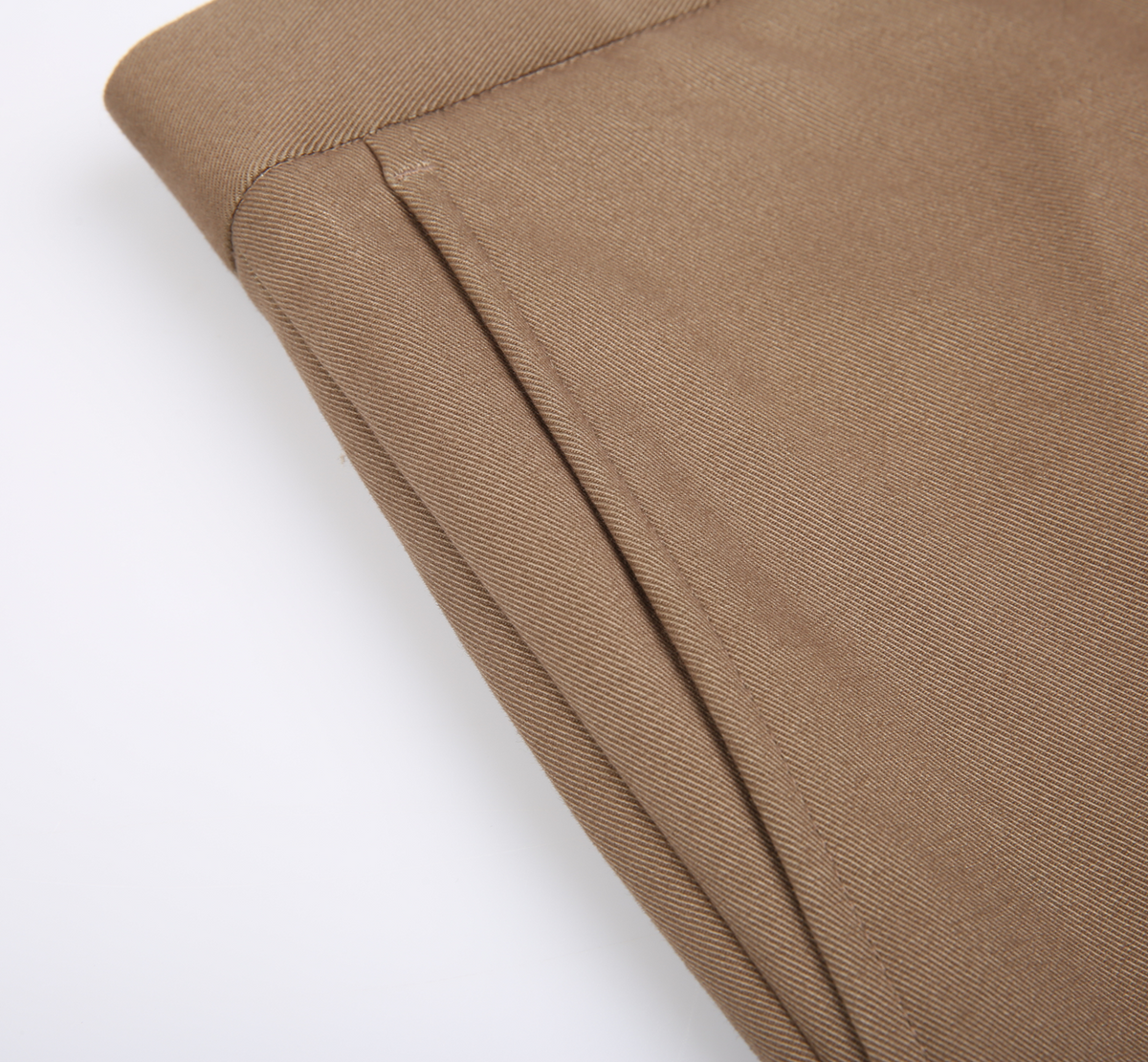 THEODORE Coffee Cotton Trousers, view 5 of 6