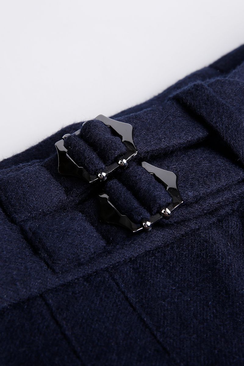 THEODORE Navy Wool Trousers, view 4 of 6