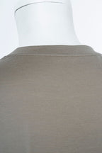 THEODORE The Filicudi Taupe Wool Crew-Neck T-Shirt, view 5 of 6