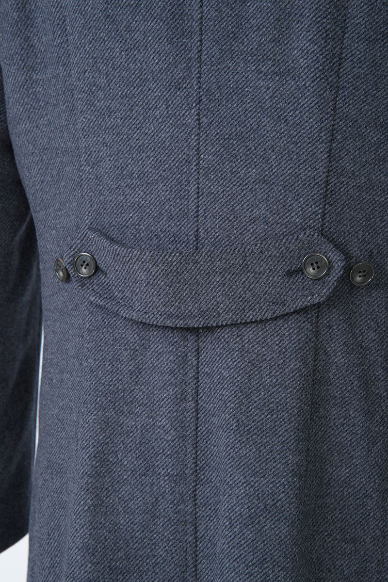 THEODORE Grey Wool Overcoat, view 3 of 5