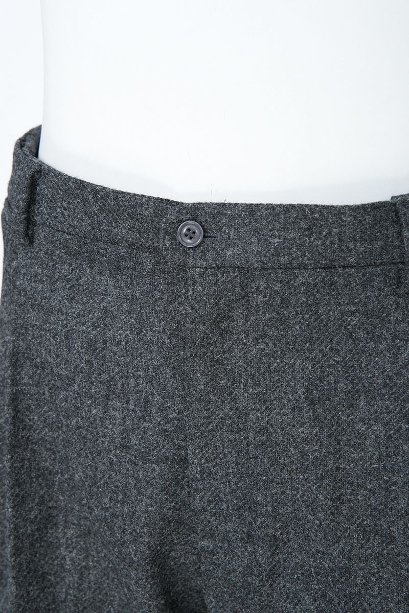 THEODORE Charcoal Heavyweight Wool Trousers, view 5 of 8