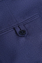 THEODORE Blue Wool Trousers, view 5 of 5