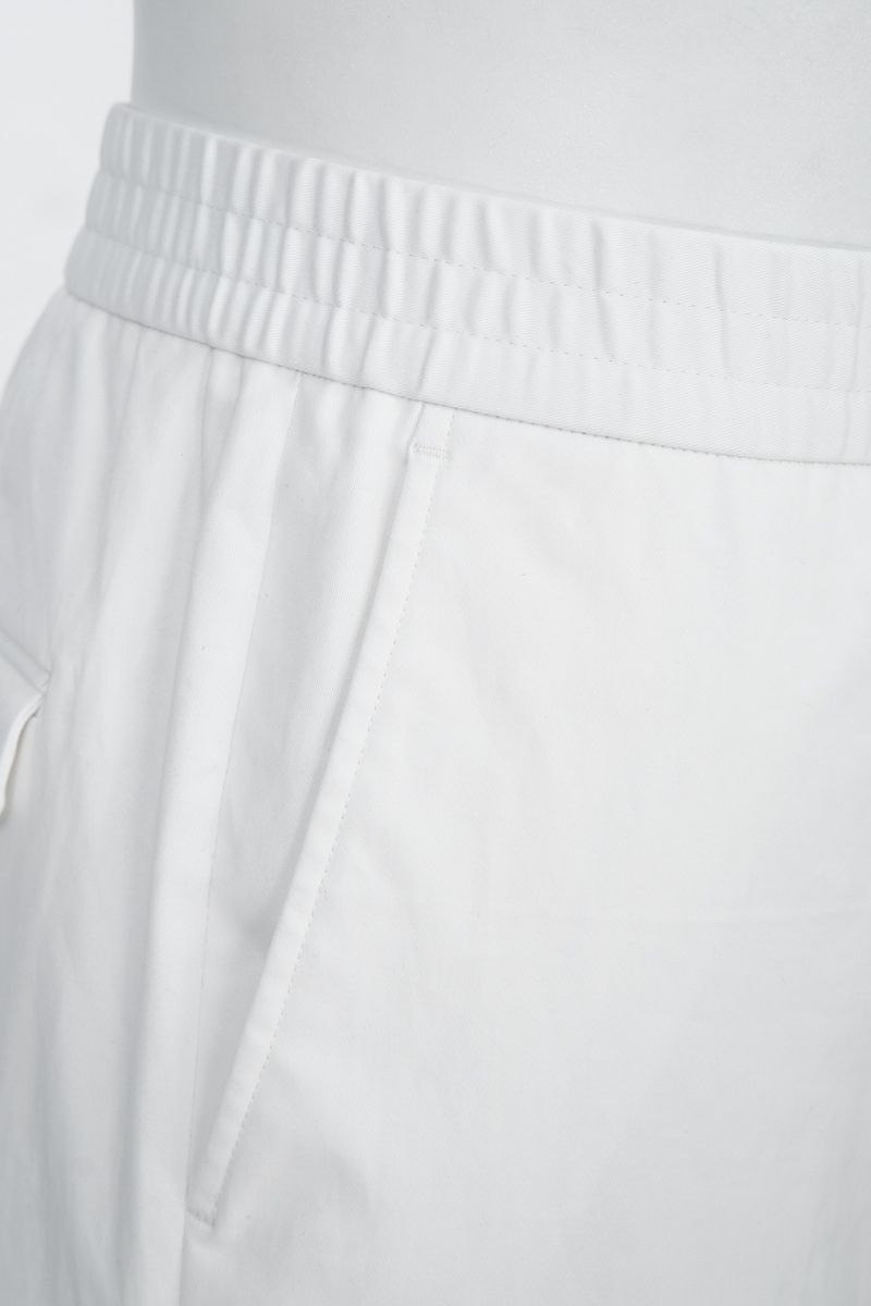 THEODORE Ivory Cargo Cotton Trousers, view 5 of 9