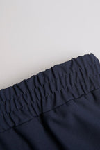 THEODORE Navy Polyester Trousers, view 5 of 7