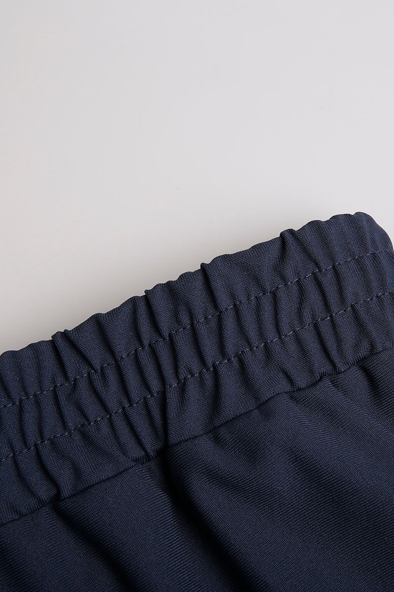 THEODORE Navy Polyester Trousers, view 5 of 7