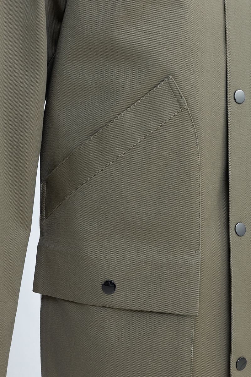 THEODORE Khaki Cotton Casual Jacket, view 3 of 5