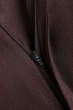 THEODORE Coffee Wool Trousers, view 5 of 5