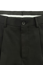 THEODORE Black Turn-Up Trousers, view 5 of 8