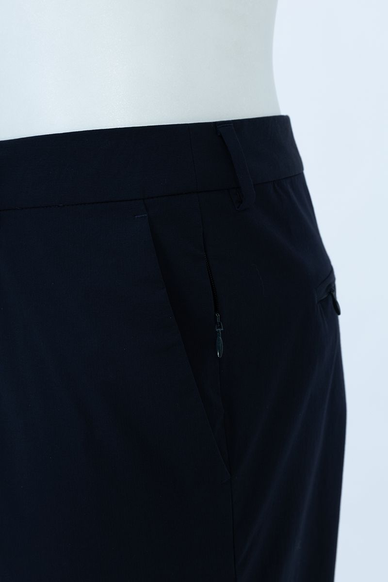 THEODORE Navy Nylon Trousers, view 5 of 7