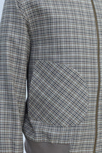 THEODORE Coffee Check Wool Casual Jacket, view 3 of 5