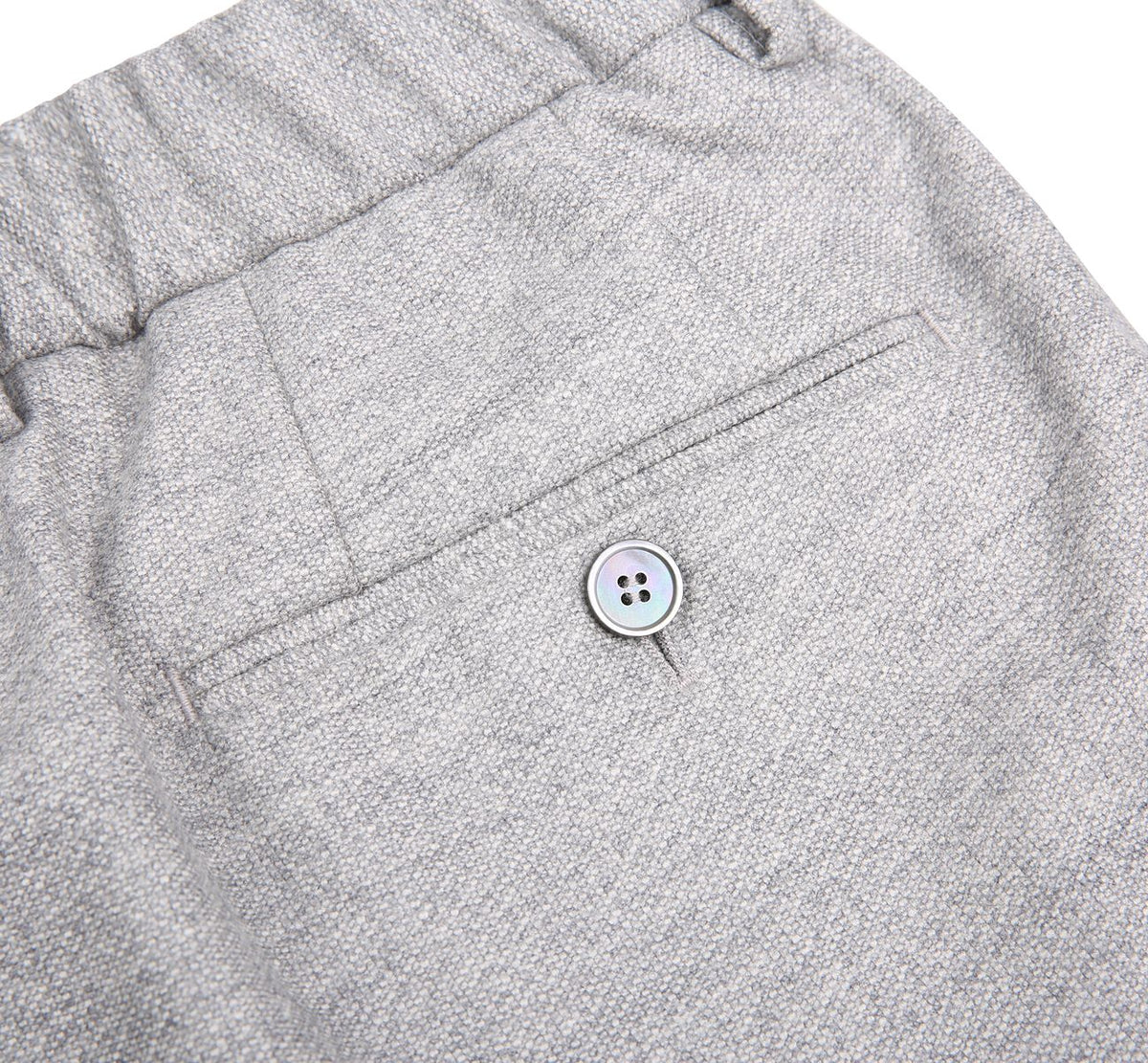 THEODORE Grey Wool Trousers, view 6 of 6