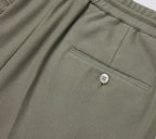 THEODORE Light Green Jacquard Cotton Shorts, view 6 of 7