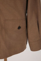 THEODORE Coffee Cotton Shirt, view 4 of 4