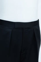 THEODORE Black Single-Pleat Trousers, view 5 of 7