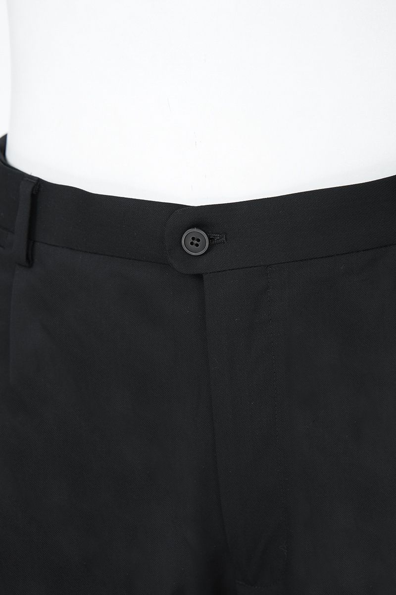 THEODORE Black Watch-Pocket Wool Trousers, view 5 of 8