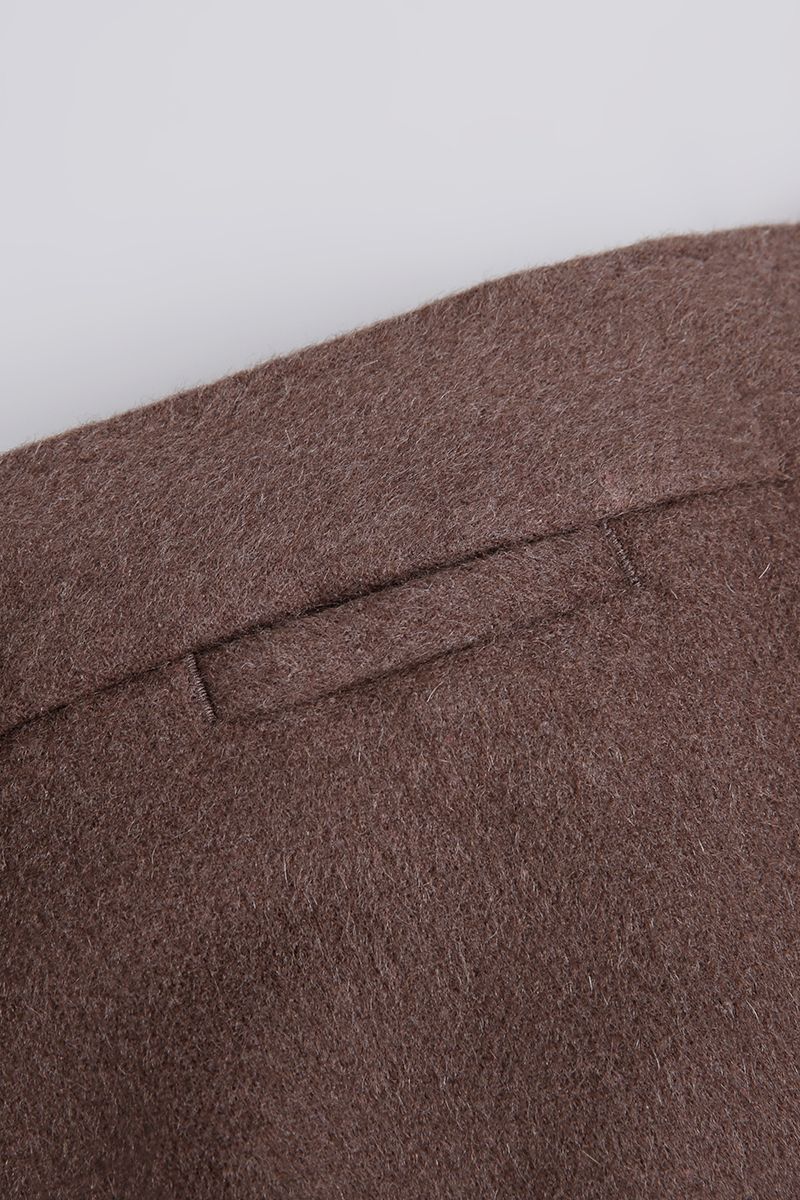 THEODORE Brown Wool Trousers, view 5 of 7