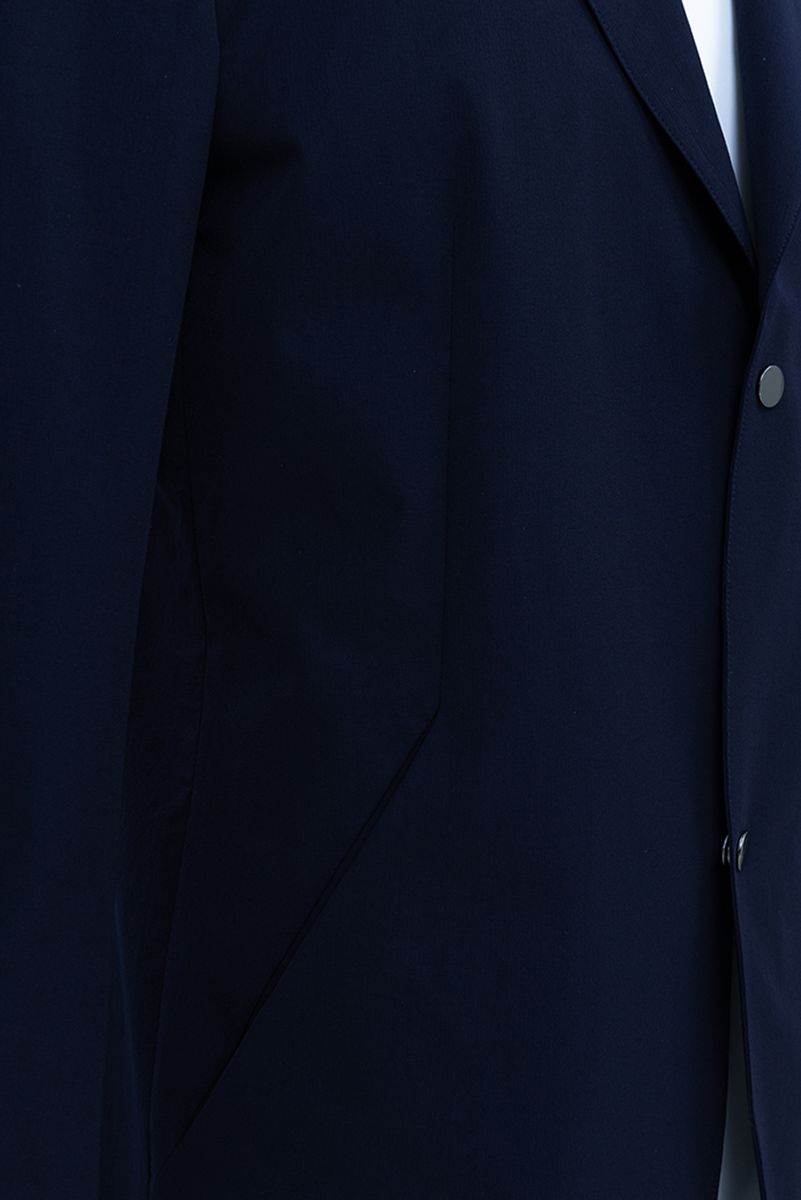 THEODORE Navy Nylon Jacket, view 3 of 4