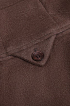 THEODORE Brown Wool Trousers, view 6 of 7