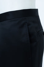 THEODORE Black Single-Pleat Trousers, view 6 of 7