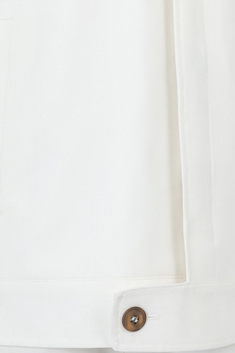 THEODORE Ivory Wool Casual Jacket, view 4 of 6