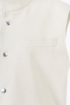 THEODORE Ivory Wool Gilet, view 4 of 7