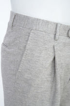 THEODORE Light Grey Single-Pleat Trousers, view 6 of 8