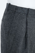 THEODORE Charcoal Heavyweight Wool Trousers, view 6 of 8