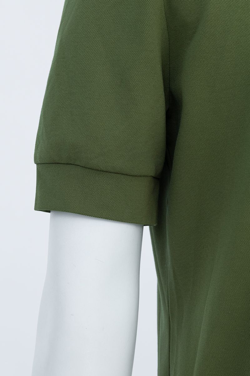 THEODORE The Sotogrande Olive Cotton-Blend Polo, view 6 of 7