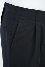 THEODORE Black Box-Pleat Wool Trousers, view 6 of 9