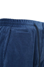 THEODORE Blue Corduroy Cargo Trousers, view 6 of 8