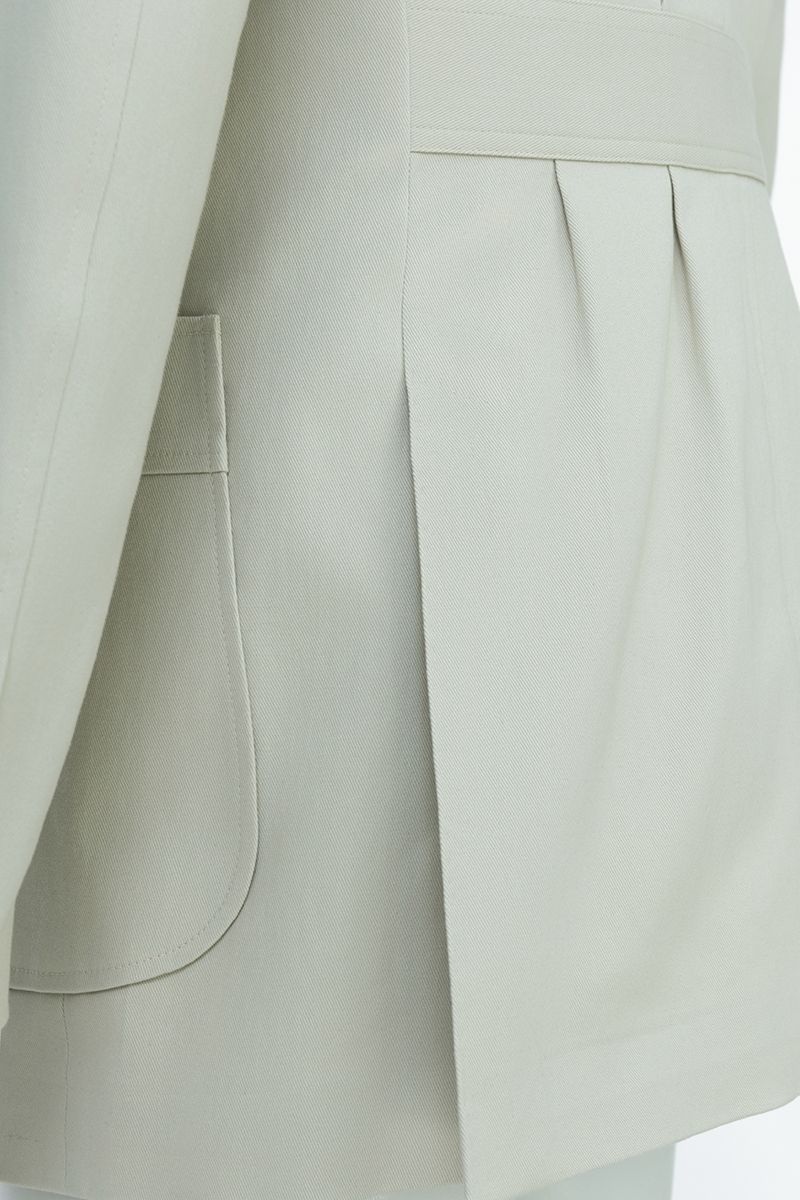 THEODORE Khaki Cotton Jacket, view 4 of 7