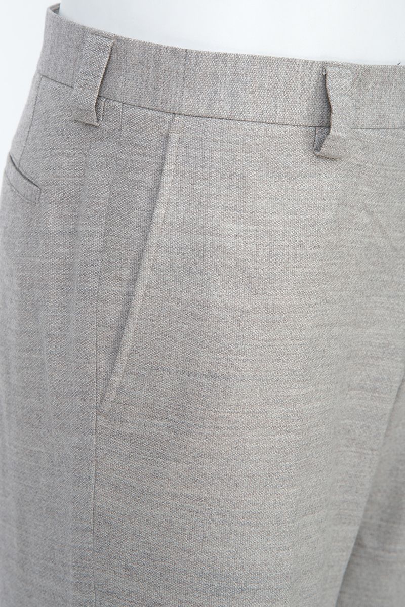 THEODORE Light Grey Wool Trousers, view 6 of 8