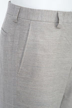 THEODORE Light Grey Wool Trousers, view 6 of 8