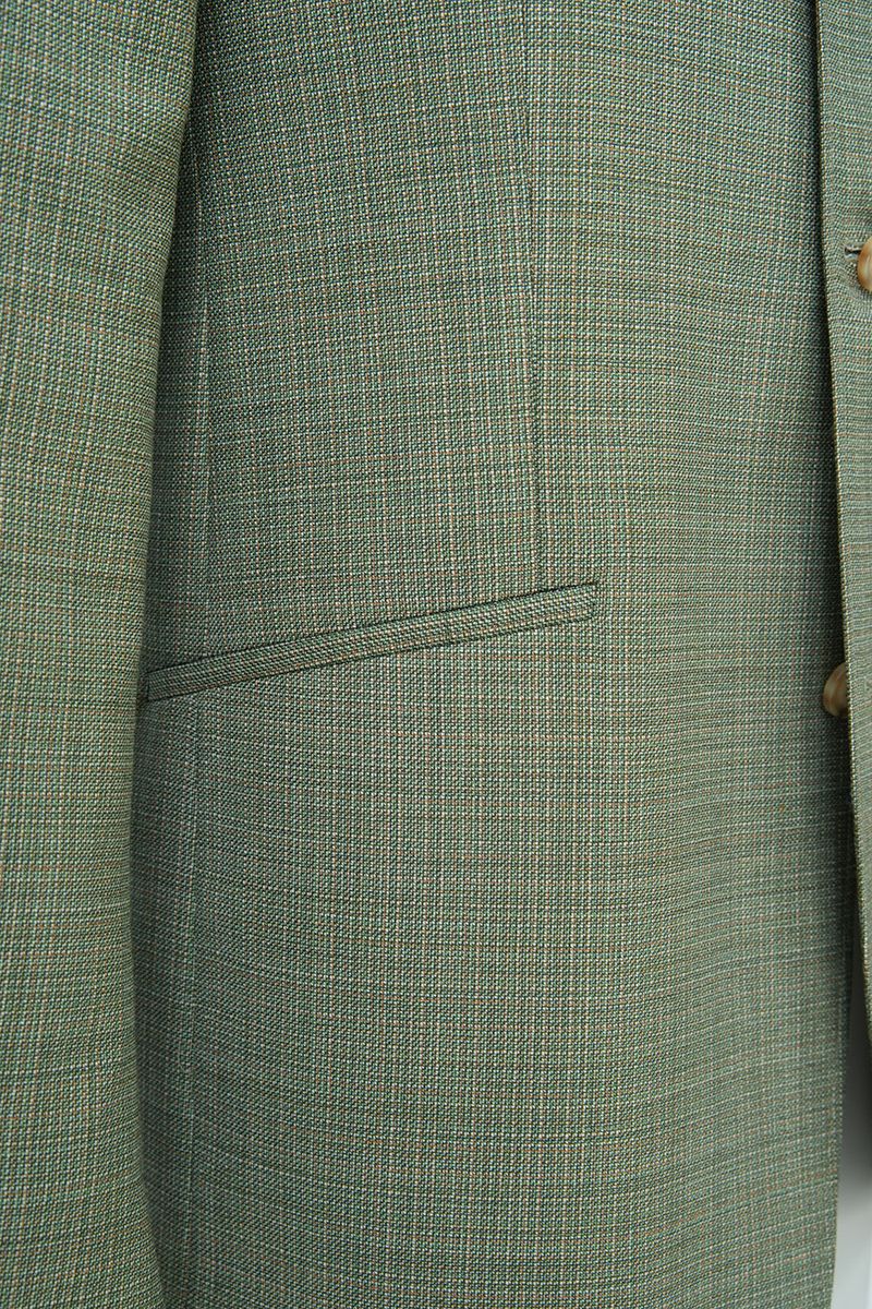 THEODORE Green Check Wool Jacket, view 3 of 5
