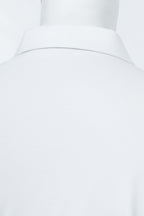 THEODORE The Nerja White Cotton-Blend Long-Sleeve Polo, view 7 of 7