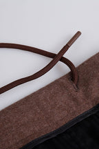 THEODORE Brown Wool Trousers, view 7 of 7