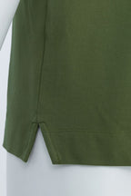 THEODORE The Sotogrande Olive Cotton-Blend Polo, view 7 of 7