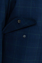 THEODORE Blue Check Wool Casual Jacket, view 3 of 6