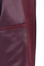 THEODORE Red Wool Casual Jacket, view 3 of 9