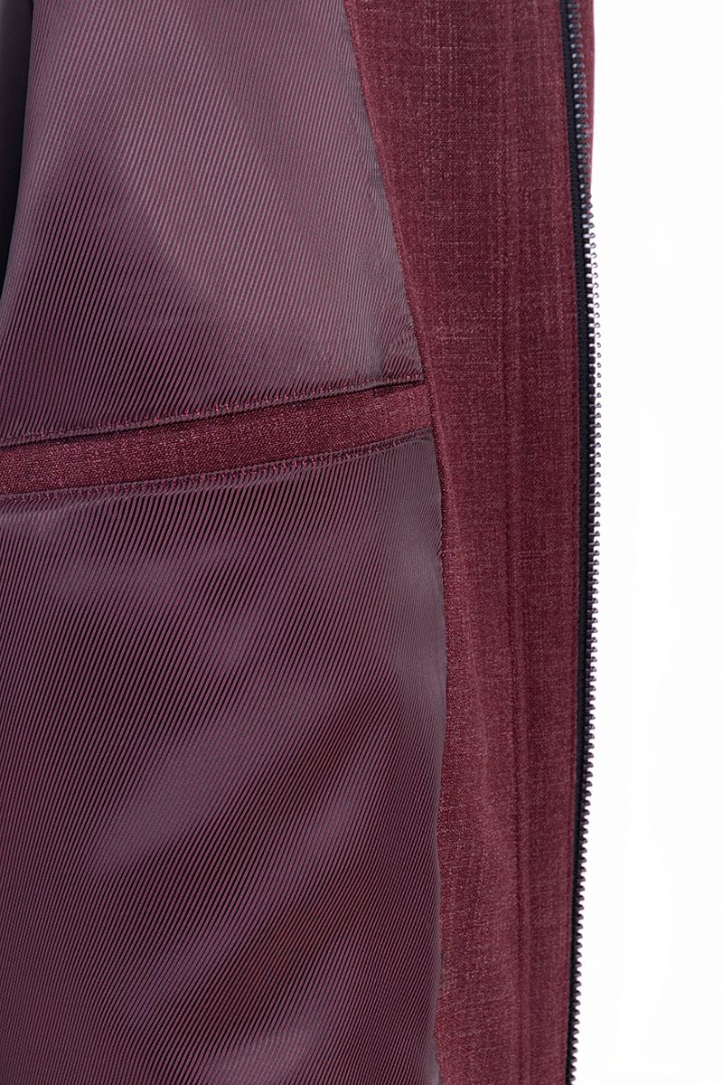 THEODORE Red Wool Casual Jacket, view 3 of 9