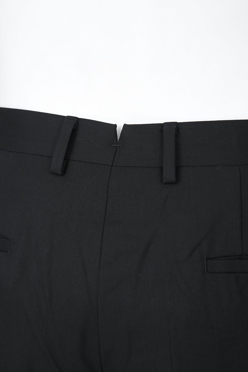 THEODORE Black Watch-Pocket Wool Trousers, view 7 of 8