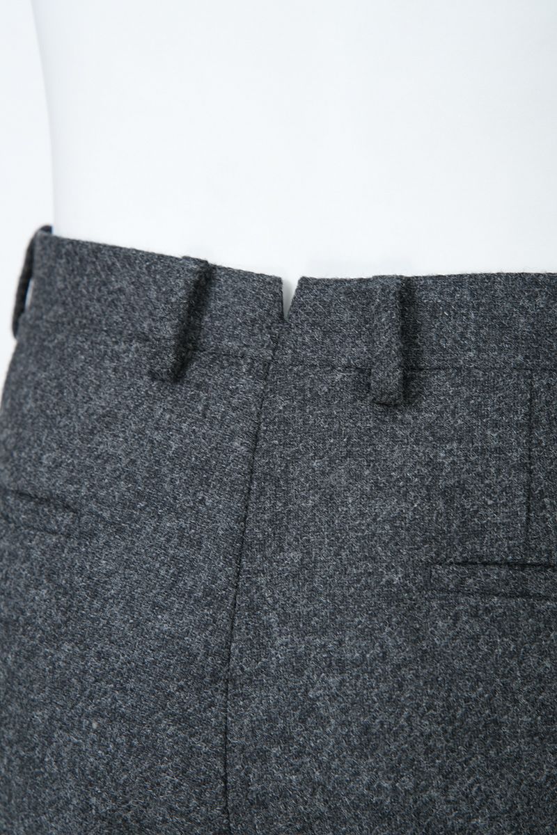 THEODORE Charcoal Heavyweight Wool Trousers, view 7 of 8