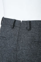 THEODORE Charcoal Heavyweight Wool Trousers, view 7 of 8