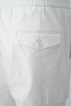 THEODORE Ivory Cargo Cotton Trousers, view 7 of 9